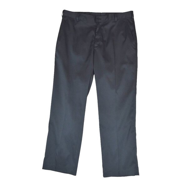 Nike Golf Dri-FIT Pants 36x30 Black Stretch Flat Front Performance Athletic - Picture 2 of 10